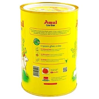 Amul Cow Ghee، 1Ltr (Tin)