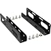Produktbild InLine 39950K HDD/SSD Einbauschienen, 6,35cm (2,5") zu 8,89cm (3,5"), nur Rahmen und Schrauben, schwarz