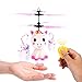 Flying Unicorn Toys Flying Fairy Toys for Girls Flying Ball RC Helicopter with Remote Control Hand Controlled Horse Unicorn Birthday for 3 4 5 6 7 8 9 Year Old Girls Boys Kids