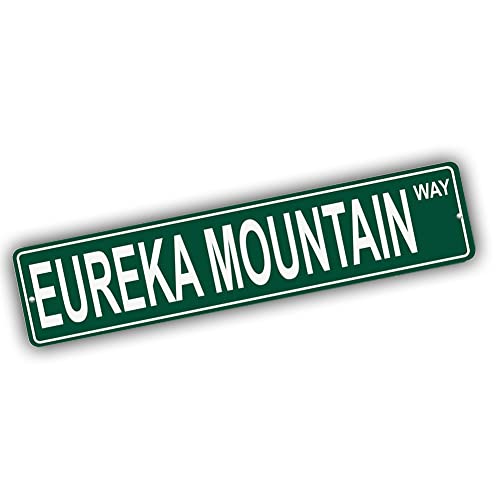 Brotherhood Aluminum Street Sign for Eureka Mountain - Colorado Wall Decor