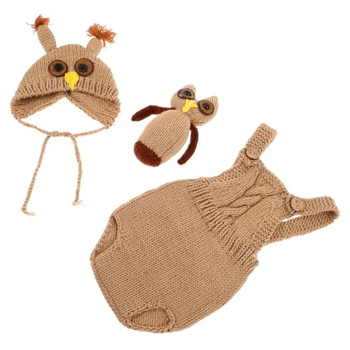 Costume hibou bébé pour séance photo mémorable en studio