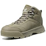 Wondamo Men's Waterproof Snow Boots Insulated Toe Cap...