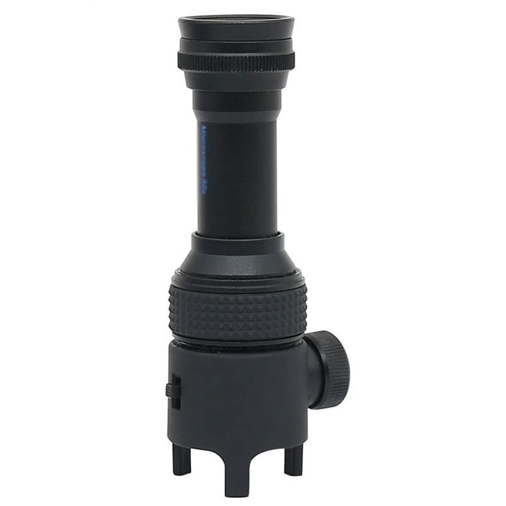 Microscope loupe de poche éclairant en métal pour expertiser l'émeraude