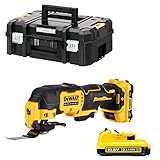 DeWALT Akku-Multitool DCS353D2, Oszillationsschleifer, Multifunktionswerkzeug, 29-tlg-Zubehör-Set, 18V 2Ah