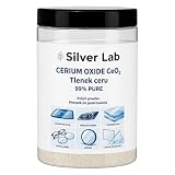 Ceroxid - Lucidante per vetro, 500 g, ossido di cerio (CeO₂) puro al 99%, polvere per luci...