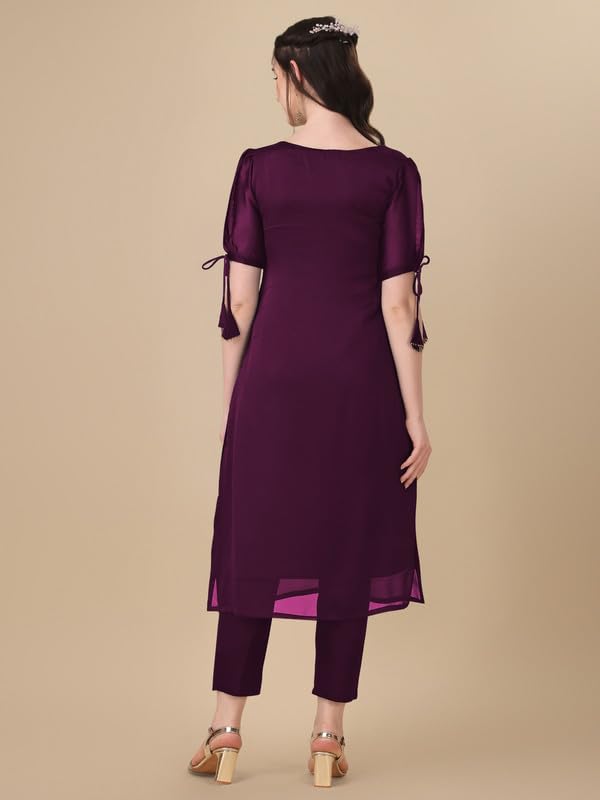 Image of Embroidery Silk Kurti