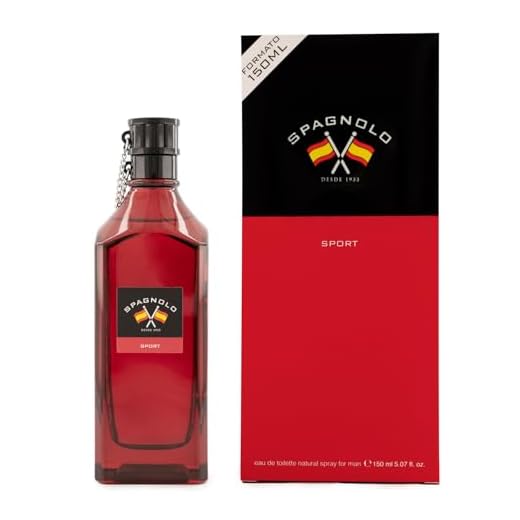 SPAGNOLO - Sport 150 ml, Colonia Hombre, Perfume Formato Spray, Eau de Toilette Natural y Masculina, Aroma Amaderado Especiado, Fragancia Fresca, Enérgica y de Larga Duración