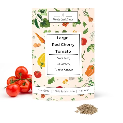 Woods Creek Seeds Large Red Cherry Tomato Seeds