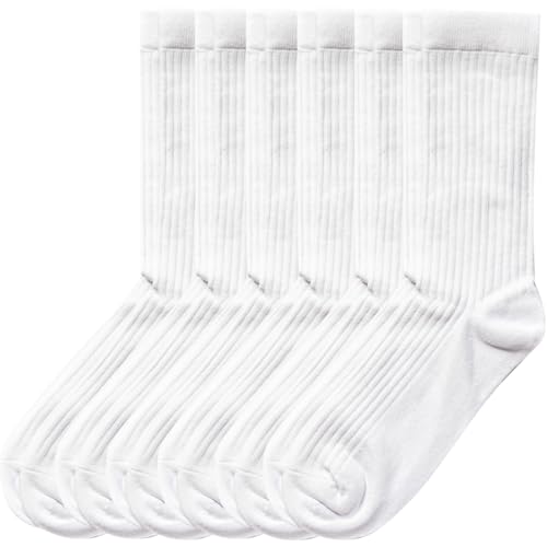 Smithking 6 pack Breathable Moisture Comfort Soft Casual Cotton Socks Medium socks men's socks Women's