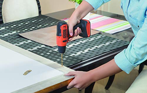 Black Decker Furadeira e Parafusadeira 3/8 Pol Bateria, 900 RPM, 13 Acessórios, Potência e Versatili
