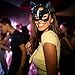 Produktbild Damen Vinyl Katze Maske Kostüm Zubehör Halloween Karneval Party Maske Catwoman Cosplay Prop