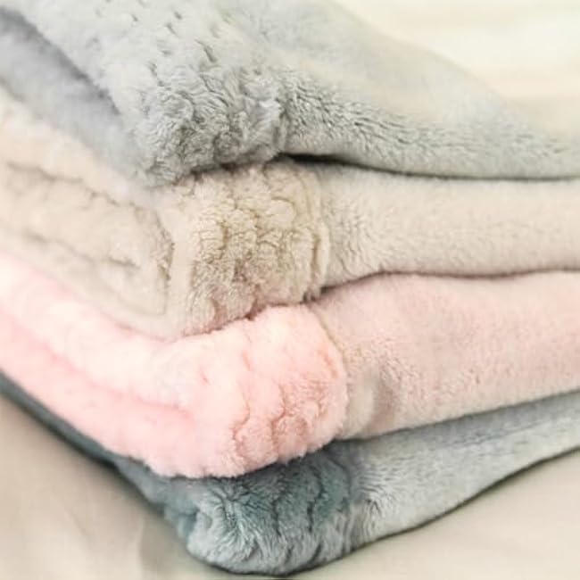 aden + anais Plush Blanket - Soft Minky Baby Blanket for Infants, Toddlers, Kids, for Crib, Stroller, Travel, Blush Pink