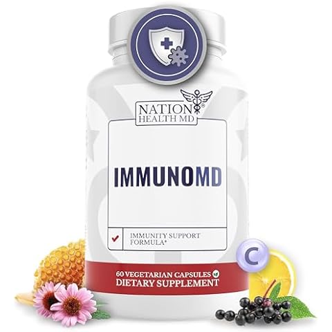 NATION HEALTH MD Immuno MD Immune Supplements Cover
