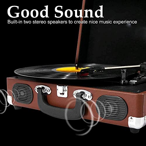 AURADO Tourne-Disque, Platine Vinyle avec 2 Haut-parleurs intégrés, Lecteur LP Vinyle Portable à 3 Vitesses, Sortie RCA… - Les Beatles, Paul McCartney, John Lennon, RIngo Starr, George Harrison AURADO Tourne-Disque, Platine Vinyle avec 2 Haut-parleurs intégrés, Lecteur LP Vinyle Portable à 3 Vitesses, Sortie RCA… – Image 8