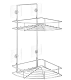 duchas esquina medidas PARA BAÑO Y COCINA: La estantería rinconera para baño es ideal para guardar lociones, champú, gel, jabón u otros artículos de ducha; también es adecuado para condimentos para la cocina como especias, latas de alimentos, tarros, etc.