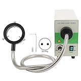 【LED-Ringlicht】: Glasfaser-LED-Ringlicht, hohe Farbtemperatur, geringes Rauschen, geringer Energieverbrauch, Energieeinsparung und Umweltschutz. Der Ausgangspunkt ist klein und für Glasfasern mit einem Durchmesser von 10 mm geeignet.