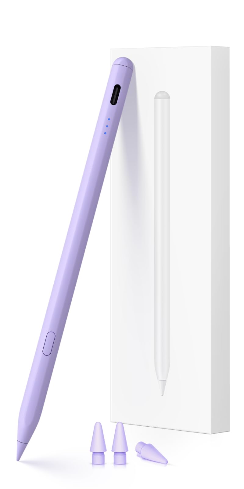 Pencil for iPad (2018-2026), USB-C Fast Charging Stylus Pen, Pixel-Perfect Tilt Sensitivity for Apple iPad 11/10/9/8/7/6/A16, iPad Mini 7/6/5, iPad Air M4/M3/M2 11"/13"/5/4/3, Pro M5/M4 13"/12.9″/11″
