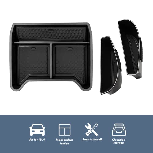 EUEKY 2024 2025 VW ID.4 Center Console Organizer Door Handle Storage Box Compatible with VW ID.4 2025-2021 Door Side Storage Box Handle Pocket by EUEKY - Used condition - Image 7