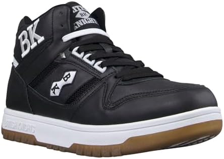 British Knights mens Kings Sl Classic Mid Top Fashion Sneaker, Black/White/Gum, 8 US | Image 1