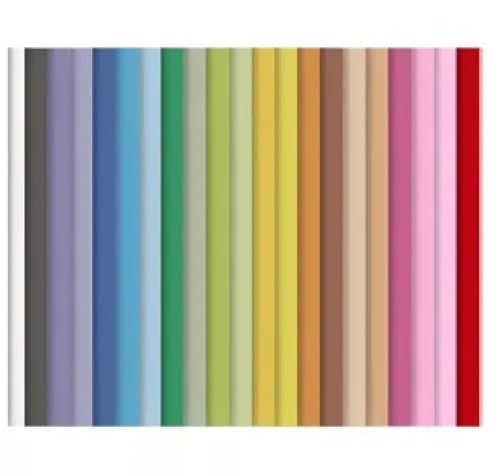 Papel Bloco Ecocores 21cores NOVAPRINT/RIDET A4 42 FOLHAS 110g