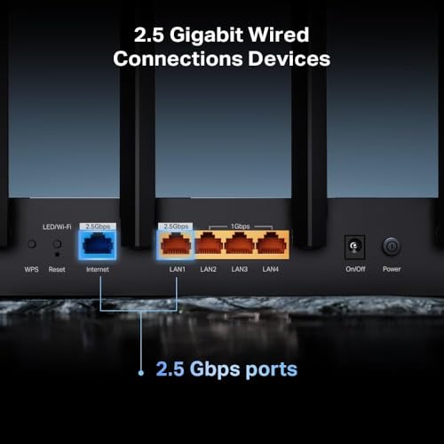 TP-Link Wi-Fi 7 Dual-Band Router (Archer BE6500) — Dual 2.5 Gbps Ports, USB 3.0,Long-Range for Large Homes, Business & Gaming, Quad-Core CPU, HomeShield, Private IoT Network by TP-Link - Image 5