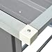 vidaXL Casetilla para Leña Acero Galvanizado 163x83x154 cm Gris Almacén Taller