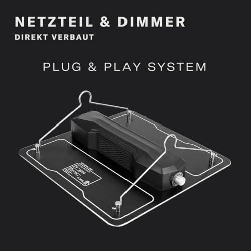 Niello® Reflector 50W LED Pflanzenlampe, LED Grow Light Vollspektrum Pflanzenlicht Led Grow Lampe nur 1 cm Dick mit Schalter für Zimmerpflanzen Gemüse und Blumen 4 Niello® Reflector 50W LED Pflanzenlampe, LED Grow Light Vollspektrum Pflanzenlicht Led Grow Lampe nur 1 cm Dick mit Schalter für Zimmerpflanzen Gemüse und Blumen – Bild 4