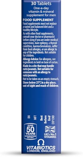 Vitabiotics Wellman Original Multivitamin