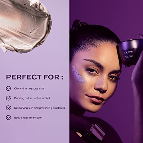 Know Beauty Glacial Bay Clay Mask With Canadian Colloidal Clay - Remove Impurities, Tighten Pores, Improve Radiance, Gentle And Hydrating For Acne And Oily Skin - With Lactic Acid And Giant Sea Kelp #TOP3