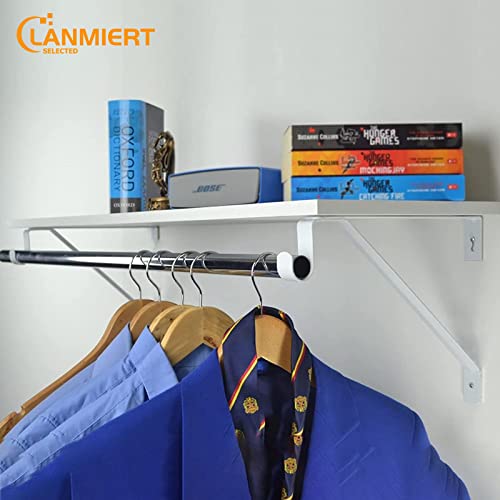 LANMIERT-Heavy-Duty-Closet-Rod-Bracket-Adjustable-Closet-Shelf-Rod-Brackets-for-34-Wall-Cleat-Adjustable-for-Rear-Cleat-Strip-Closet-Rod-Support-Bracket-Set-of-2