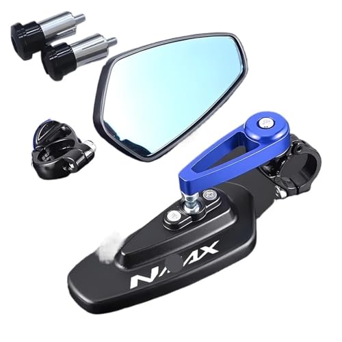 Retrovisores de manillar para Yamaha NMAX con cristal antirreflejos de gran angular 4