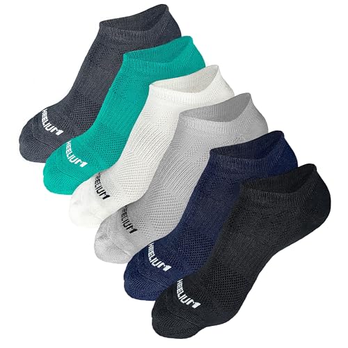 Image of HEELIUM Bamboo Ankle Socks for Men & Women | Ultra-Soft, Odour-Free, Thin & Breathable | 3X Softer than Cotton | Sizes - M (UK 4-8) & L (UK 9-13)