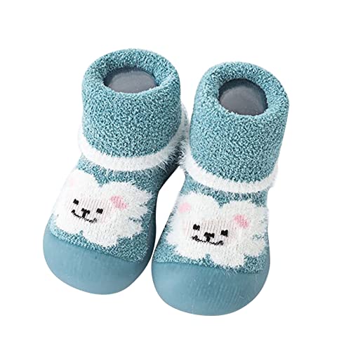 Baby Girl Shoes,Baby Sock Shoes Infant Boys Cartoon Fleece Warm The Floor Socks Non Slip Prewalker Shoes 0-3 Years