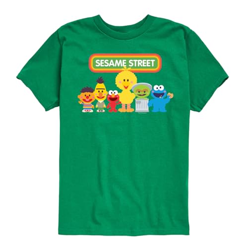 Sesame Street - Kawaii Group- Toddler and Youth Short Sleeve Graphic T-Shirt