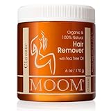 Moom Organic Hair Remover Refill, 6-Ounce Jars (Pack of 2)