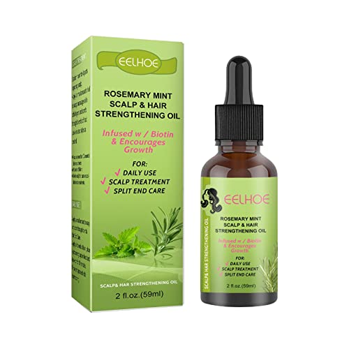 Rosemary Oil for Hair Growth - Scalp Tonic Hair Growth Serum Natural Hair Loss Prevention Hair Repair Essence Fast Hair Growth Alopecia Treatment Hair Regrowth Oil For Men 59ml