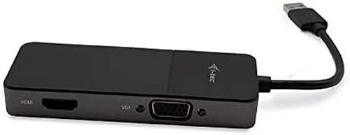 i-tec USB 3.0/USB-C Dual HDMI et VGA Adaptateur Vidéo, Compatible avec Windows, 