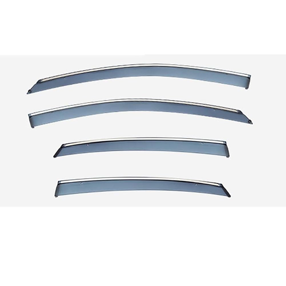 4Pcs Deflettori del Vento Auto per Fiat Ottimo PF 2012-2016, Parapioggia per Finestrino Coperture di Ventilazione Visiera Accessori