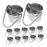 Accessoire de jardinage miniature - de nombreuses utilisations vous permettent d'utiliser ce mini seau en fer comme ornement, accessoire photo, et plus , artisanat de seau en fer