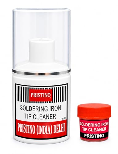 Image of PRISTINO Tip Cleaner For Electronics Soldering, Iron Tip Cleaner Gel and Re-Tinning Solution, Removes Oxidation, 50g