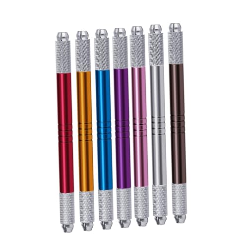 Bolígrafo bordado manual Zerodeko de doble punta con aleación de aluminio multicolor