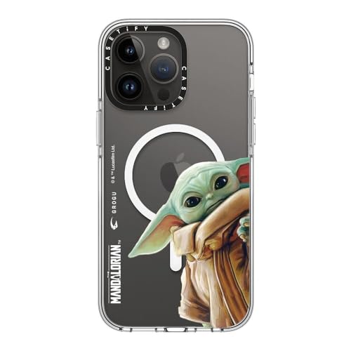 Coque transparente iPhone 14 Pro Max CASETiFY Grogu compatible MagSafe