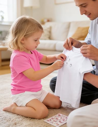 Image of 3 Pack Toddler Girls Short Sleeve Shirts Soft Cotton Basic Tee Shirt Size 18M-5T