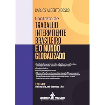 Capa do livro Contrato de Trabalho Intermitente Brasileiro e o Mundo Globalizado