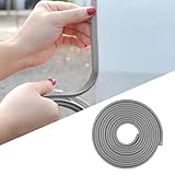 Couslcd Car Door Edge Guards, 16Ft Universal Car Edge Rubber Seal Trim Protector, U Shape Door Edge Protector Guard, Aluminum Boat Edge Guards, Car Decoration Accessories for Most Car (Gray)