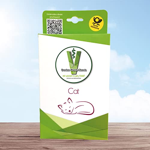 Doctor-Wurm-Check CAT - Selektive Entwurmung für Katzen. Das All in one Paket inkl. Rückporto! Cover