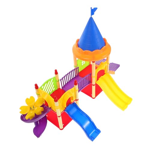 ibasenice 1 Juego Juguetes De Diapositivas Modelos De Mini Toboganes para Jugando Modelos De Juegos Infantiles Pequeño Modelo De Tobogán Juguetes para El Plastico
