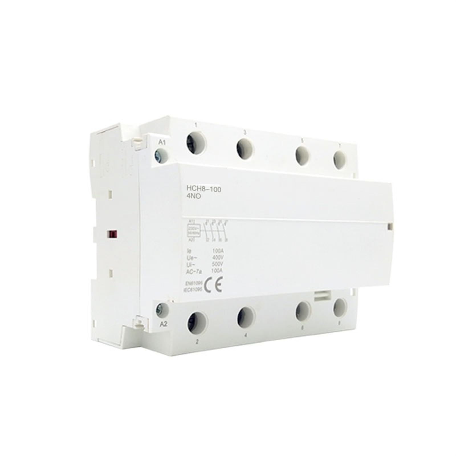 HCH8-100 DC Schütz 2P 24V - 100A Schütz Für DIN-Schiene Mit 2NO + 1NO1NC Kontakten