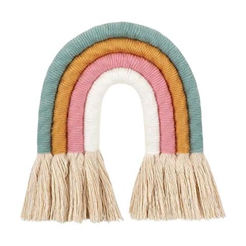Decorative Accessories Nordic Kids Room Rainbow Hanging Decoration Rainbow Wall Hanging Decor Scandinavian Kids Room Decoration Accessories Room Decor Home ) Cover