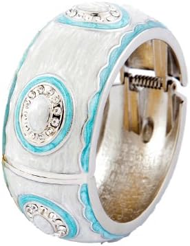 Hindi Crystal Cuff / Silver